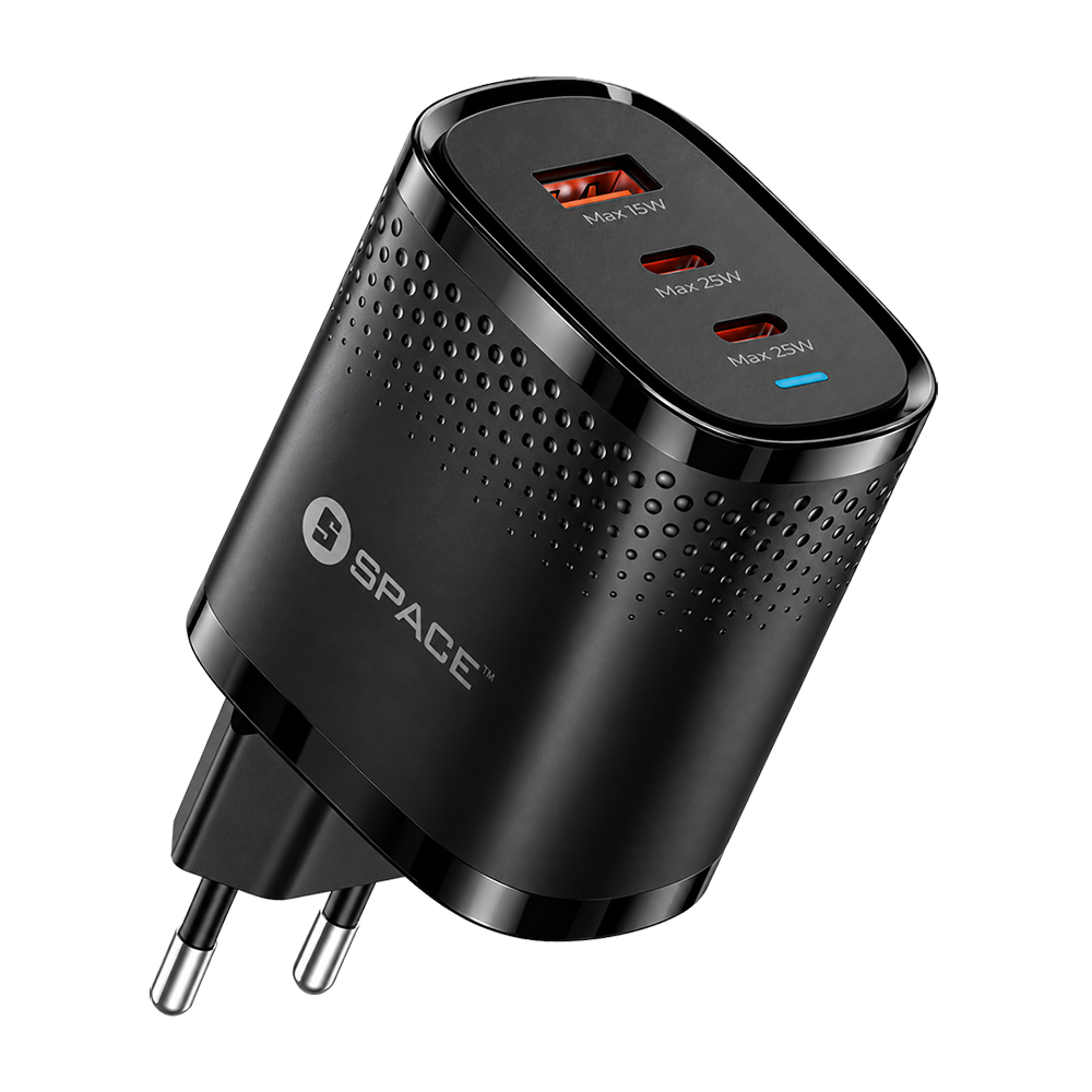 65W PD SuperCharge Wall Charger (Black Series)