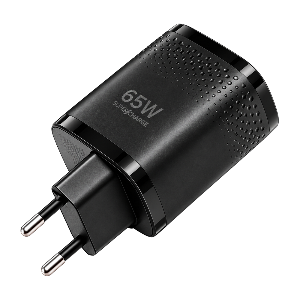 65W PD SuperCharge Wall Charger (Black Series)