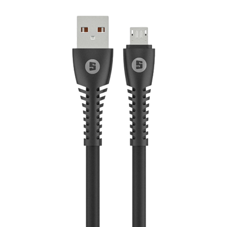 Charge Sync High Speed Data Rubber Micro USB Cable