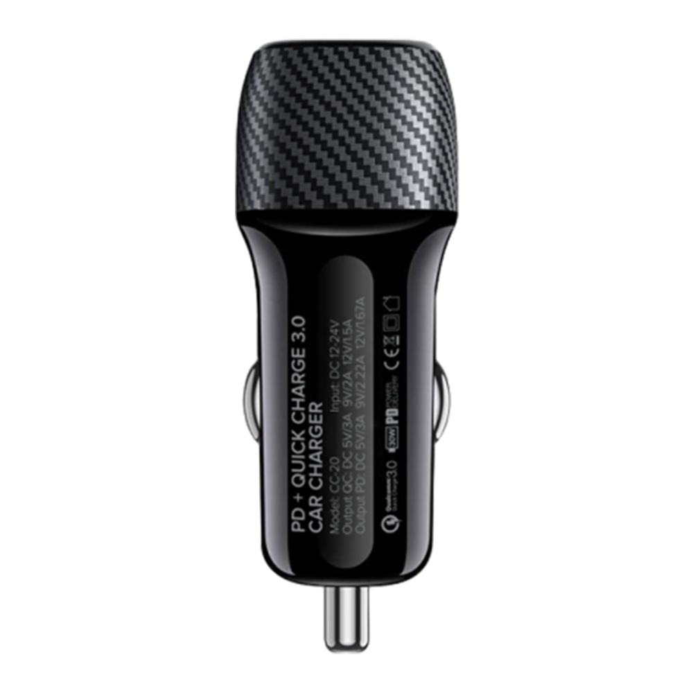 PD + Quick Charge 3.0 Car Charger