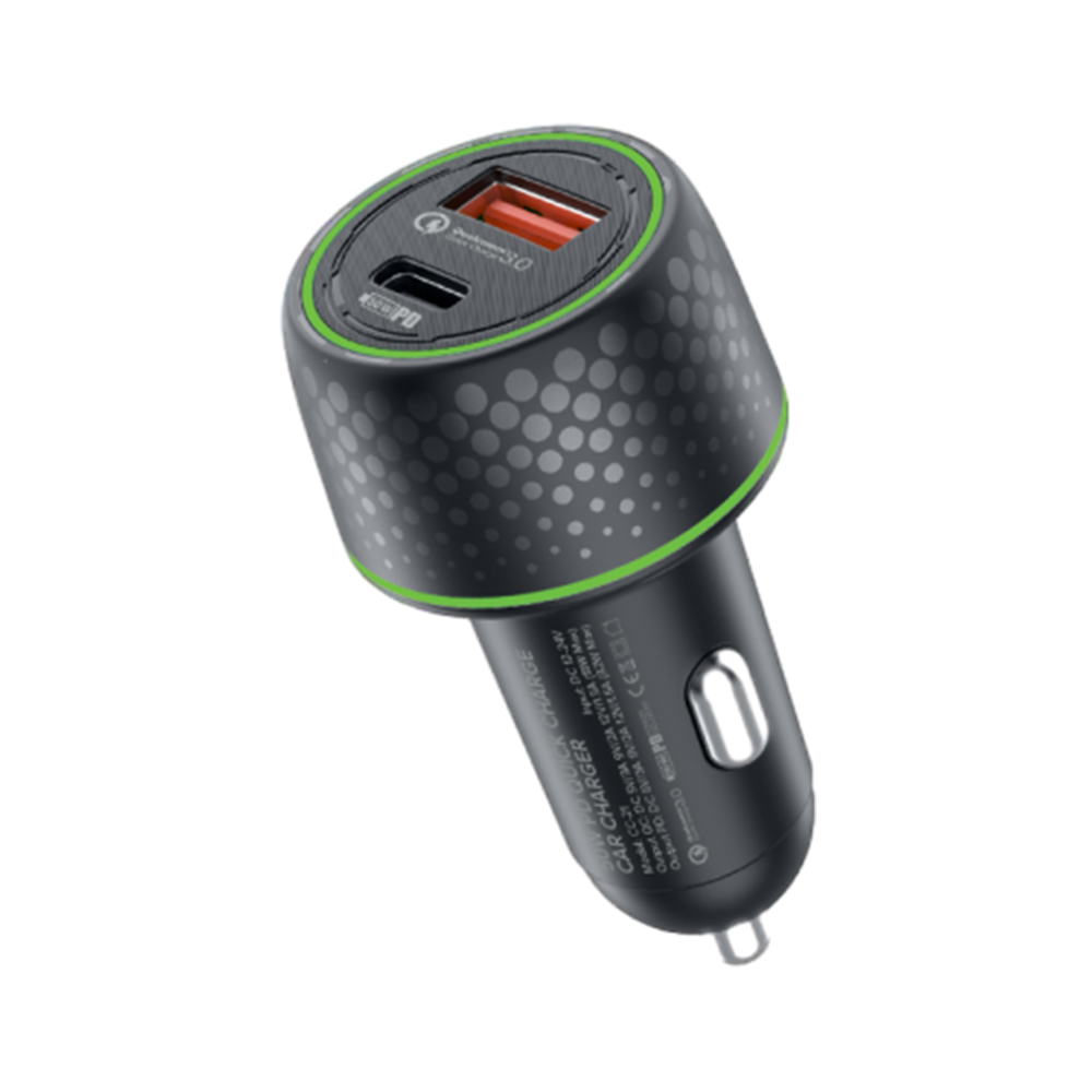 50W PD + Quick Charge 3.0 Car Charger