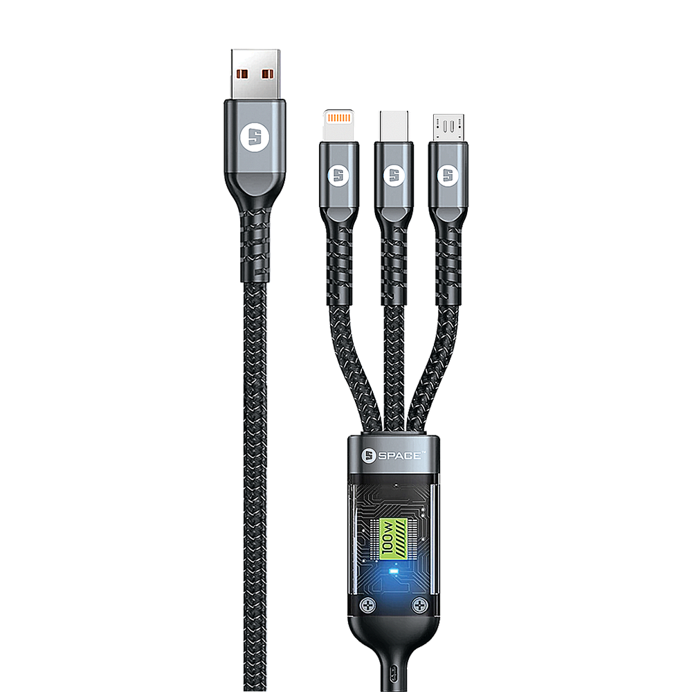Charge Sync High Speed Data 3 IN 1 USB Cable