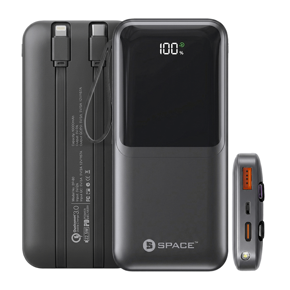Speed PD + QC 3.0 Power Bank 10000 mAh SP-80