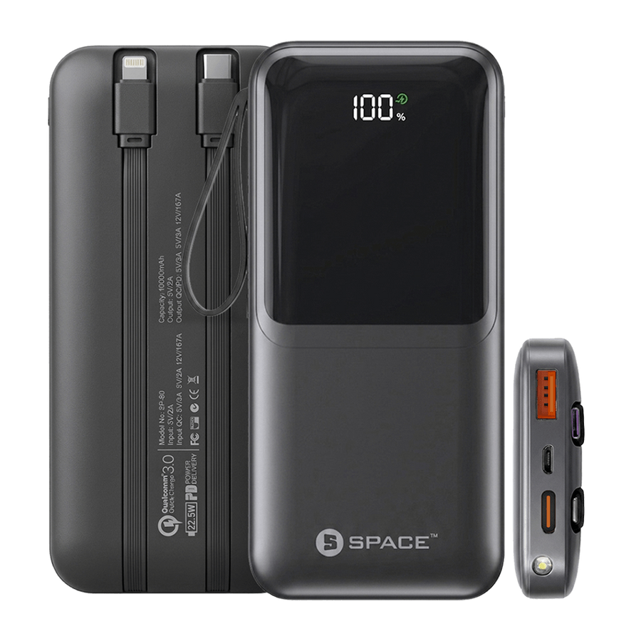 Speed PD + QC 3.0 Power Bank 10000 mAh SP-80